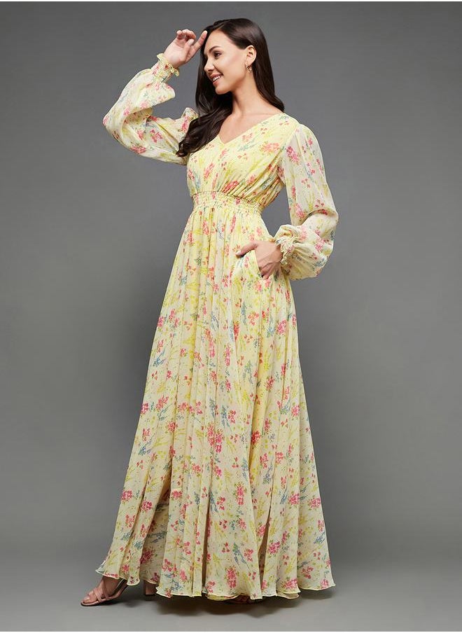 Floral Chiffon Dress