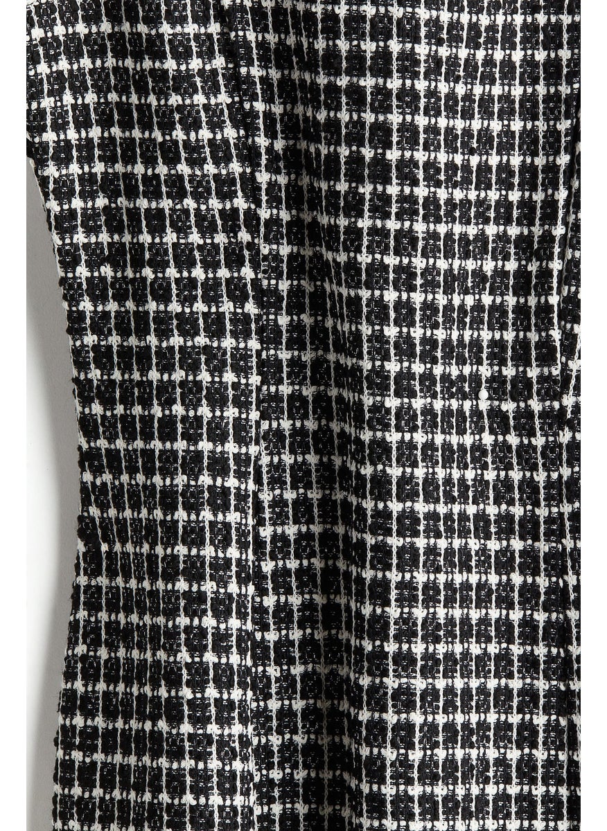 Textured Jersey Mini Dress