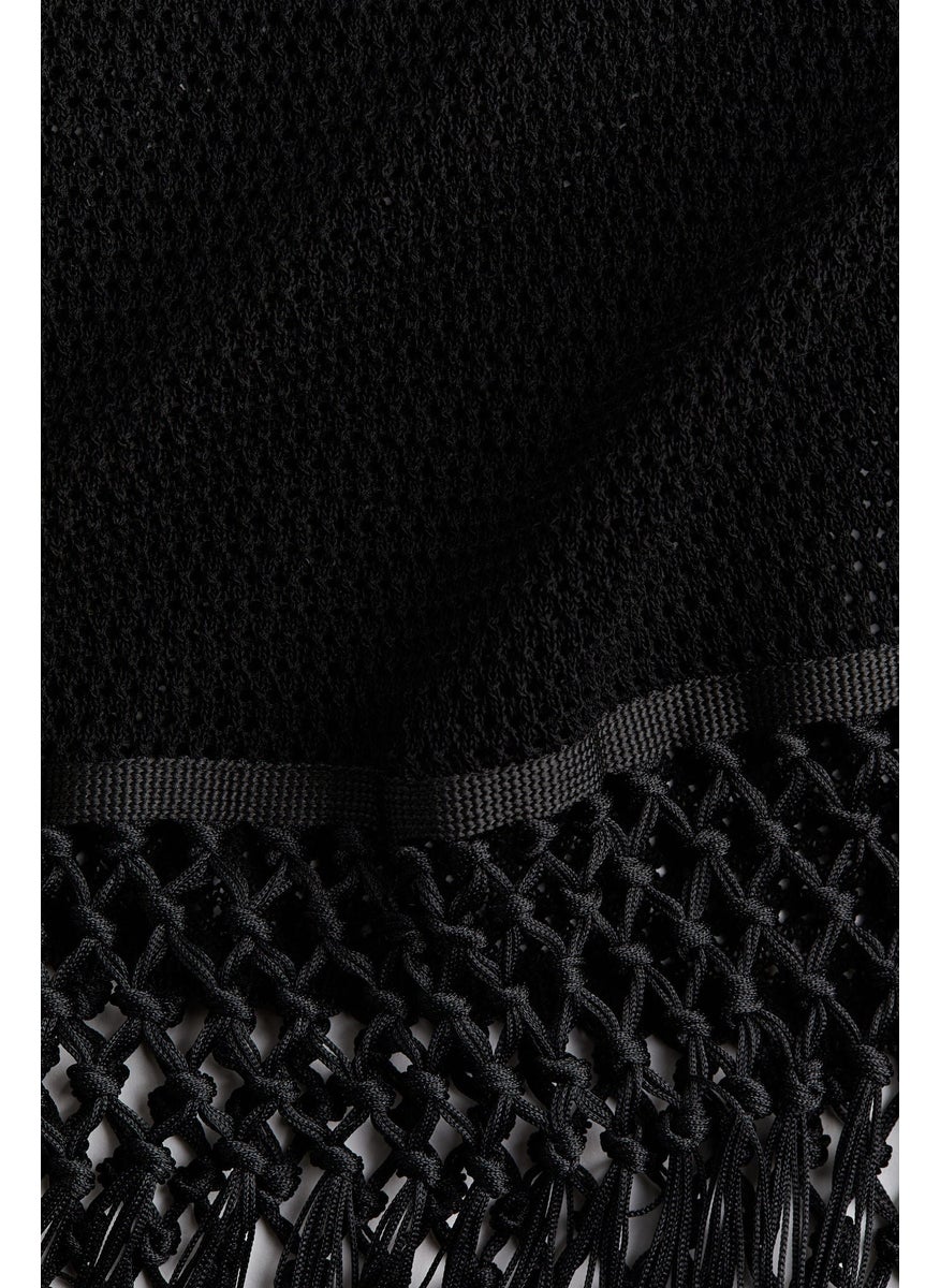 Hole-Knit Beach Kaftan