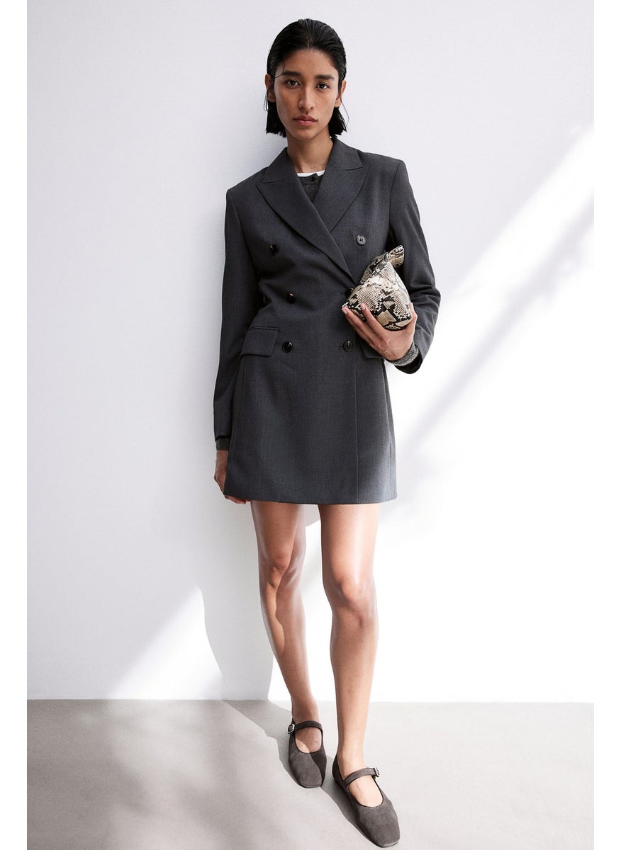 Belted Blazer Dress