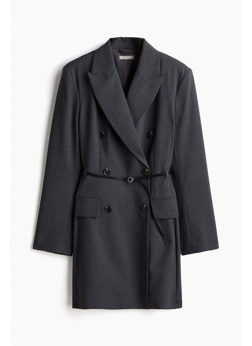 Belted Blazer Dress