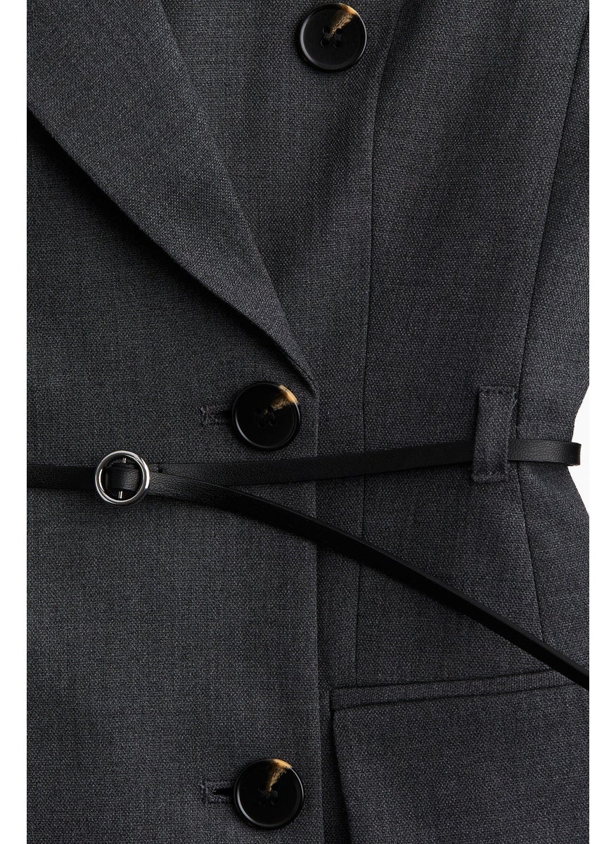 Belted Blazer Dress