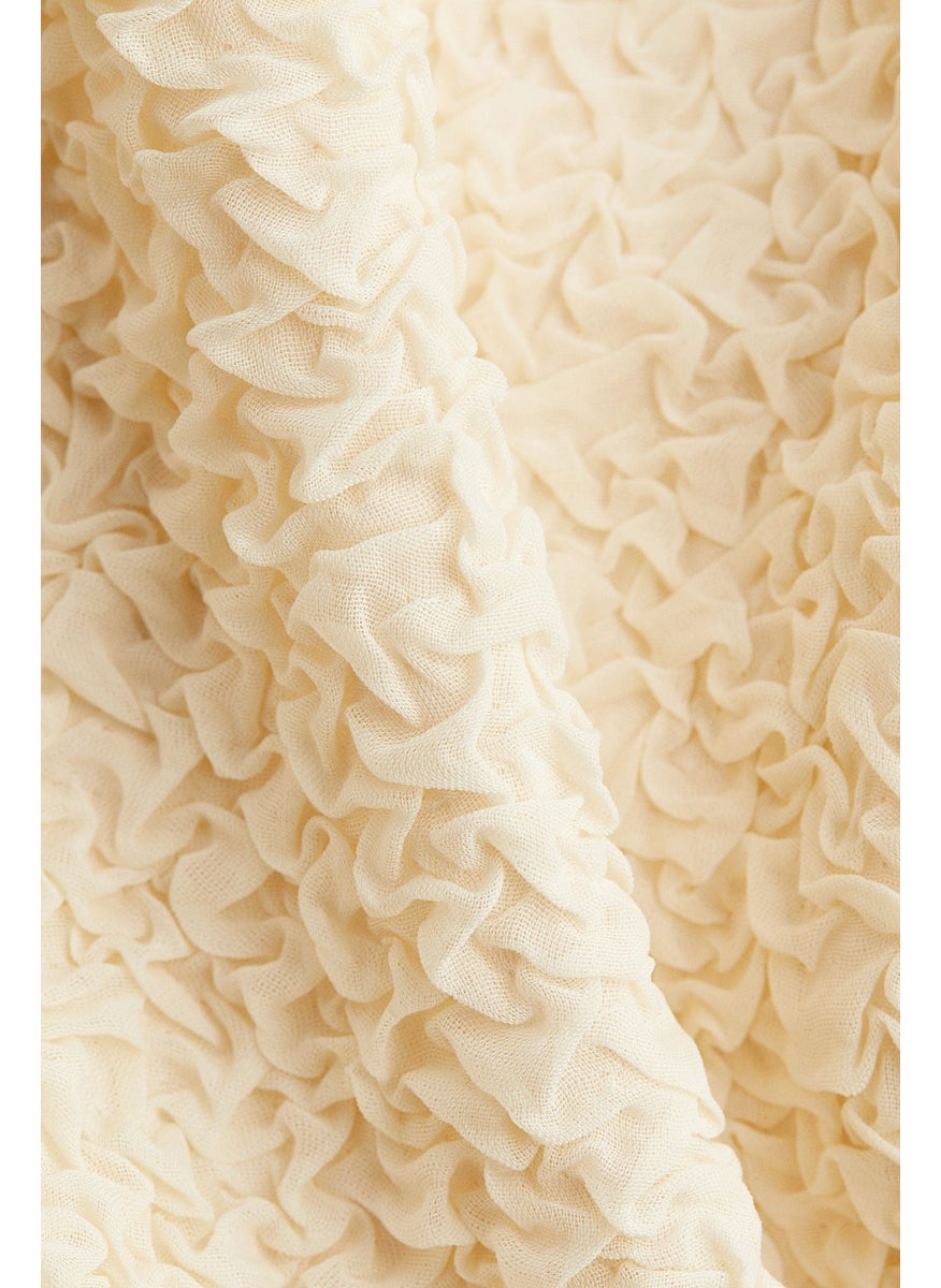 Textured Strapless Mini Dress