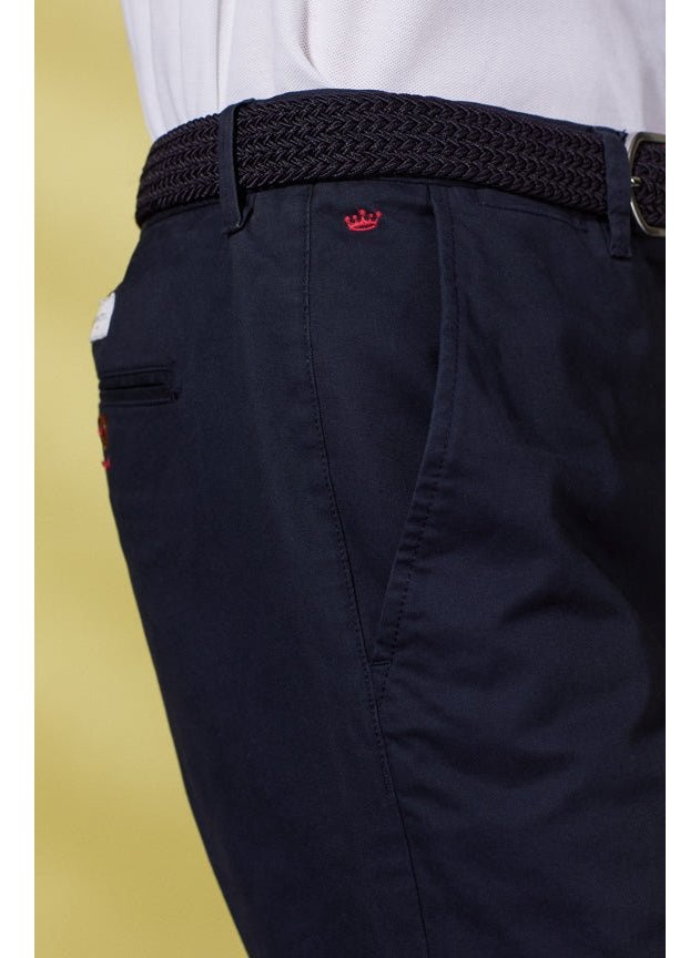 Lorenzo Dark Navy Chino Trousers