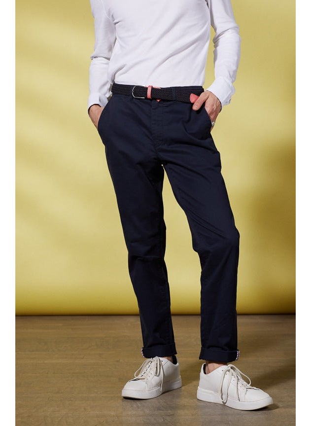 Lorenzo Dark Navy Chino Trousers