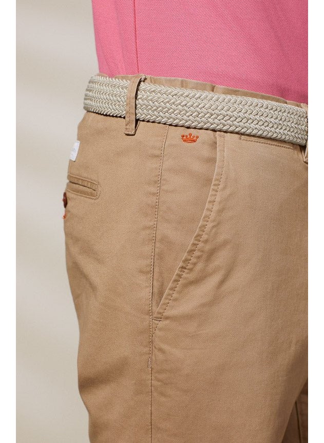 Lorenzo Ecru Chino Trousers