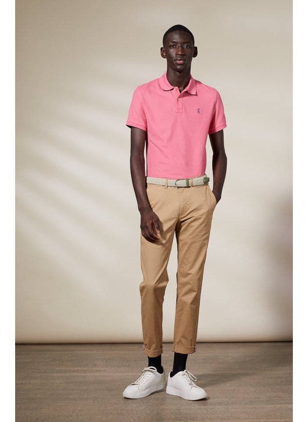 Lorenzo Ecru Chino Trousers