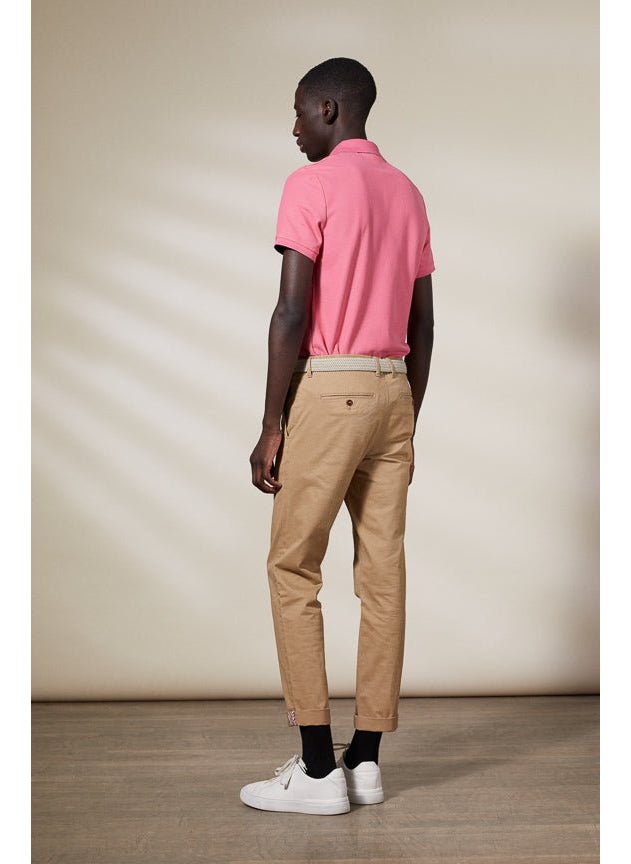 Lorenzo Ecru Chino Trousers