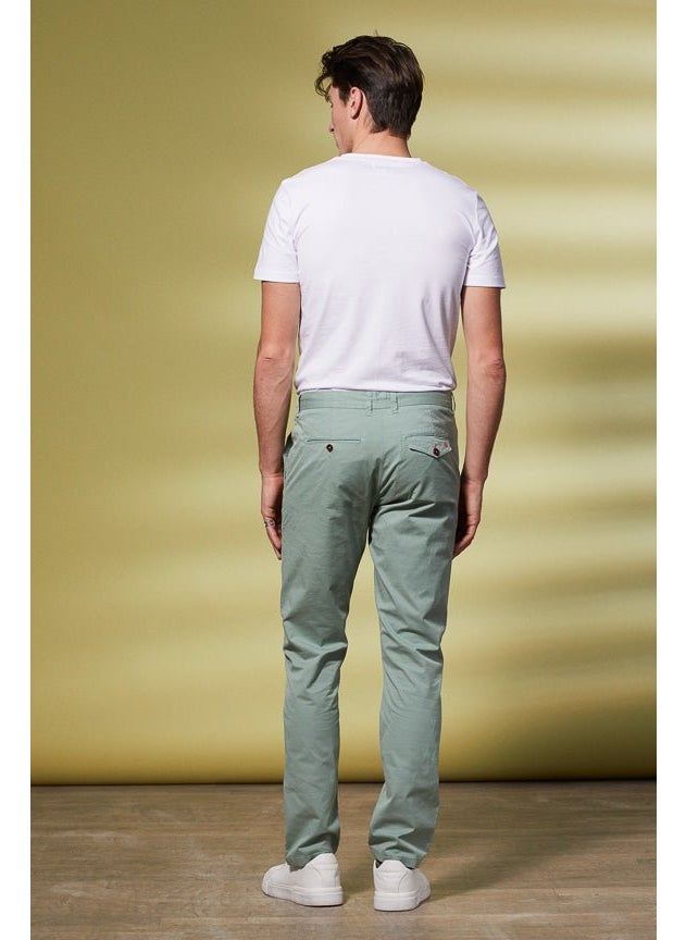 Lancelot Light Green Chino Trousers