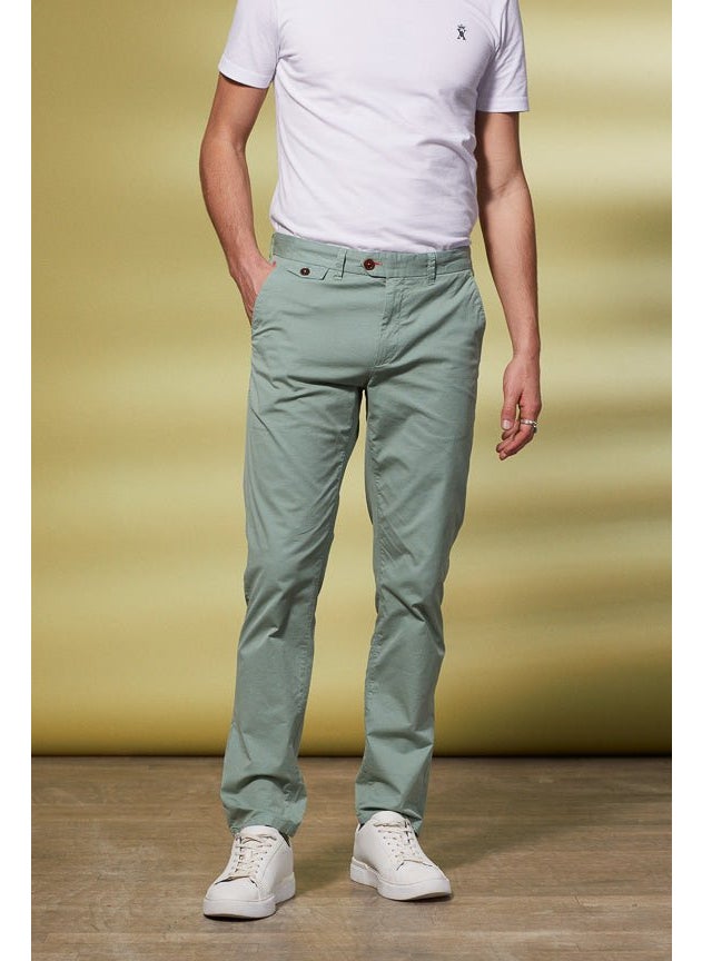 Lancelot Light Green Chino Trousers