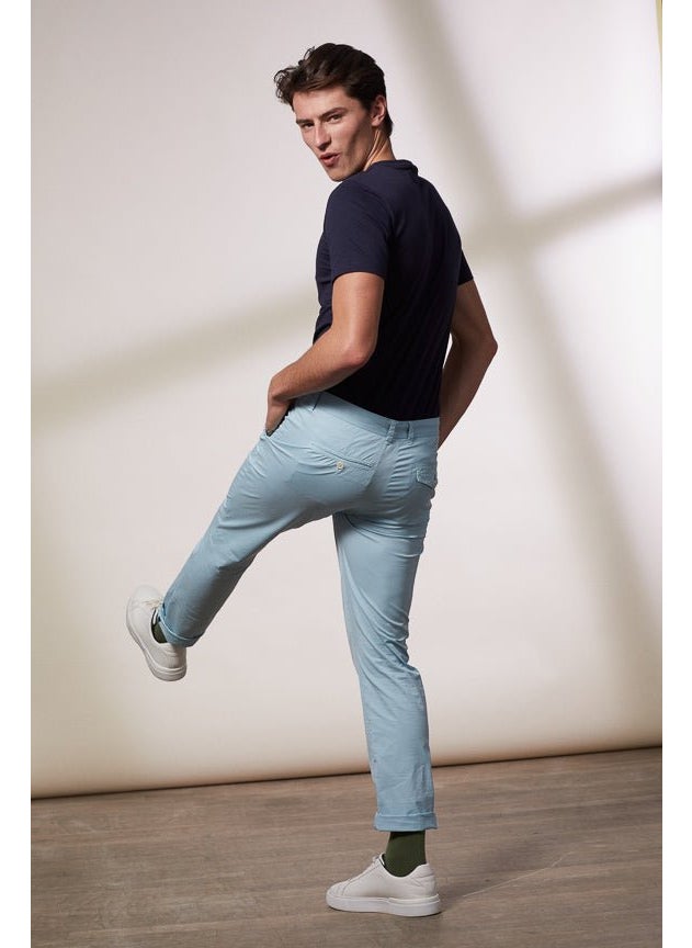 Lancelot Sky Blue Chino Trousers