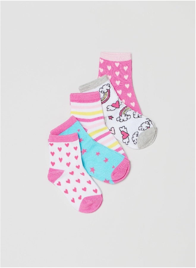 OVS Girls 5-Pack Socks - Multicolor