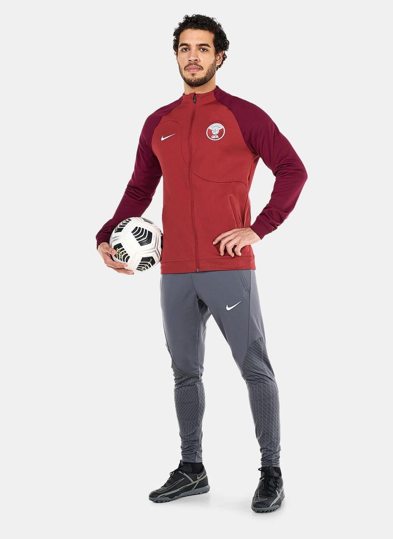 Men's Qatar Academy Pro Knit Anthem Football Jacket - 2022/23