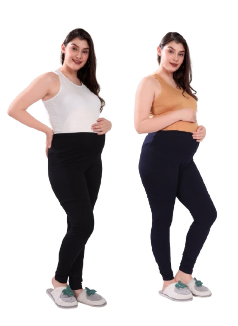 TUMMY Maternity Legging Combo Pack of 2