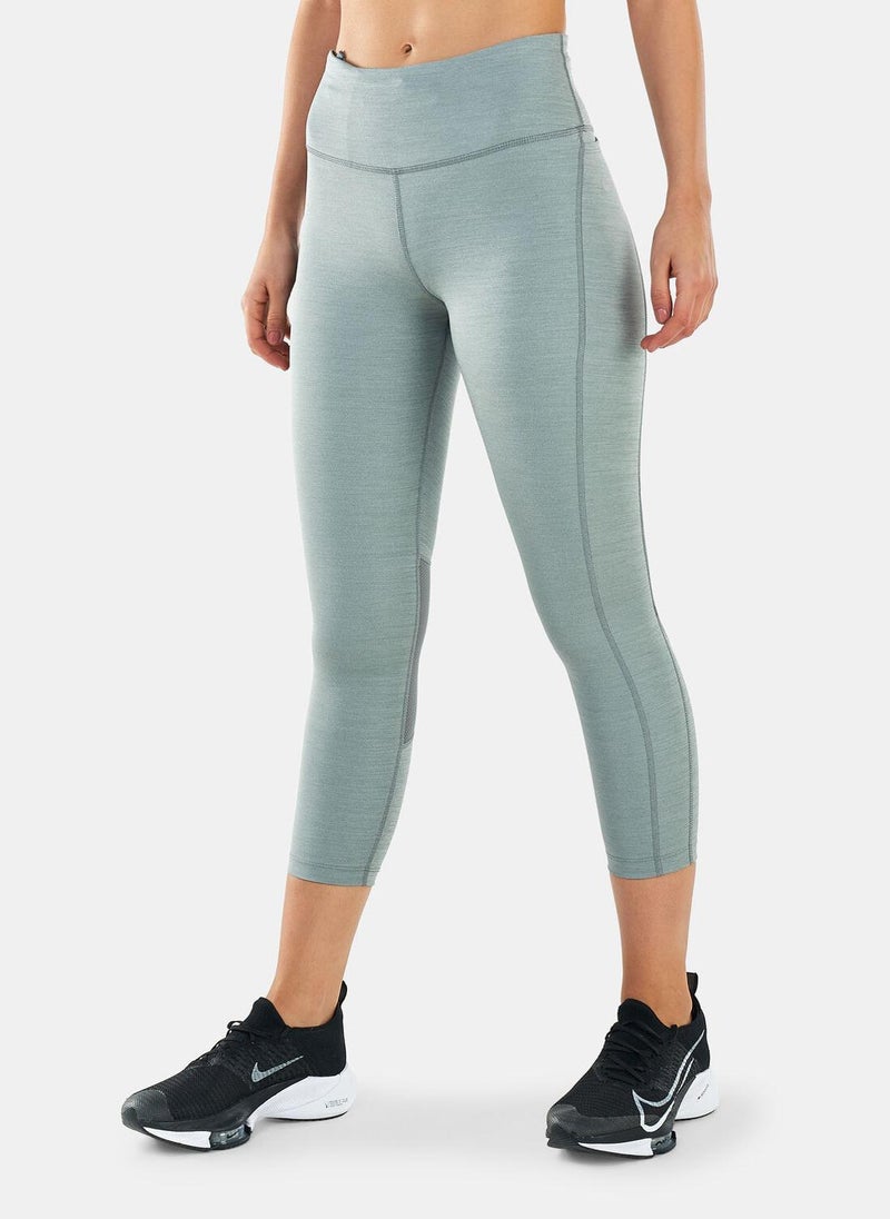 Women's Fast Mid-Rise Crop Running Leggings