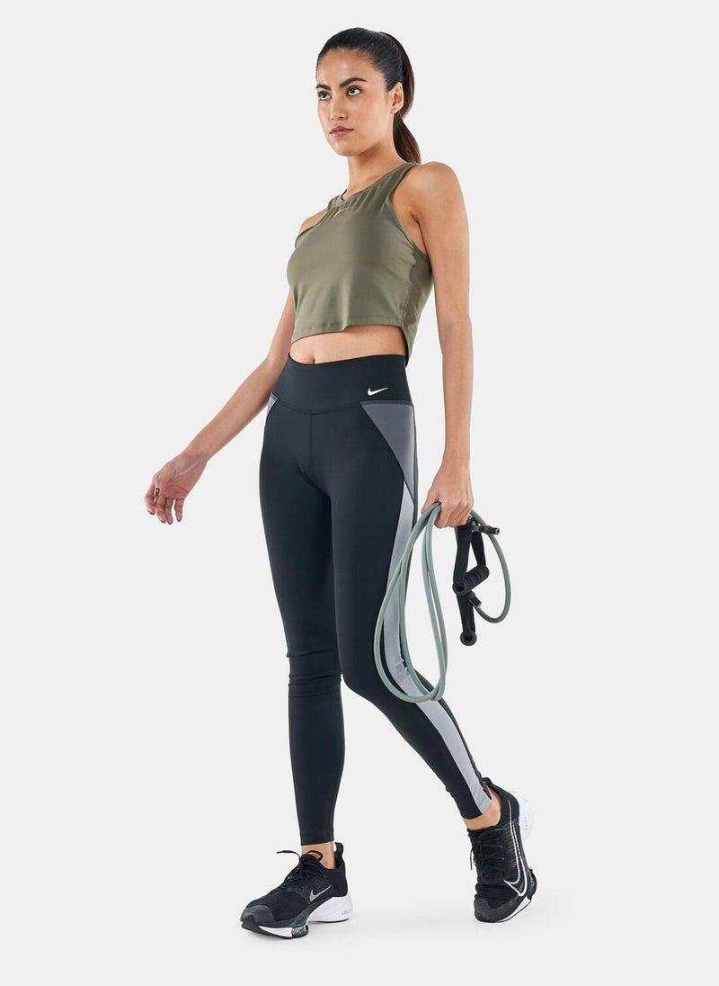 Women's One Dri-FIT Colour-Blocked Leggings
