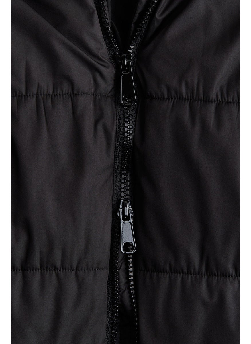 Mama Hooded Puffer Coat