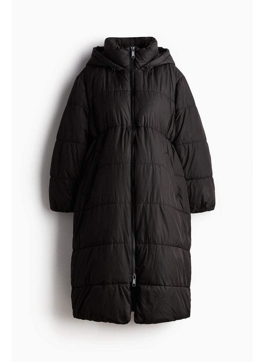 Mama Hooded Puffer Coat