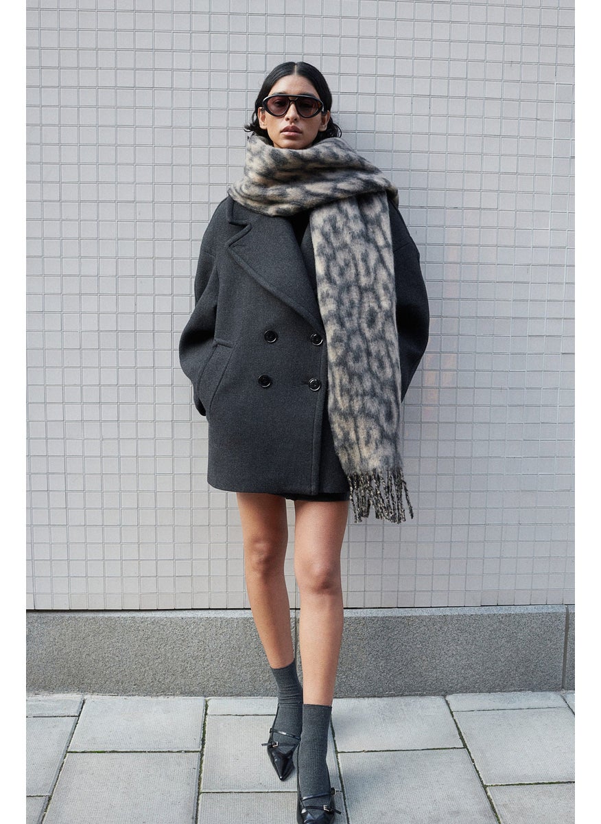 Wool-Blend Coat