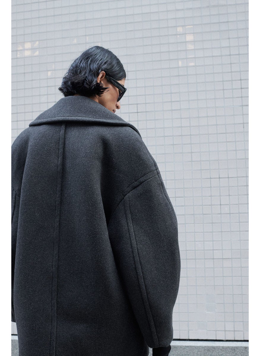 Wool-Blend Coat
