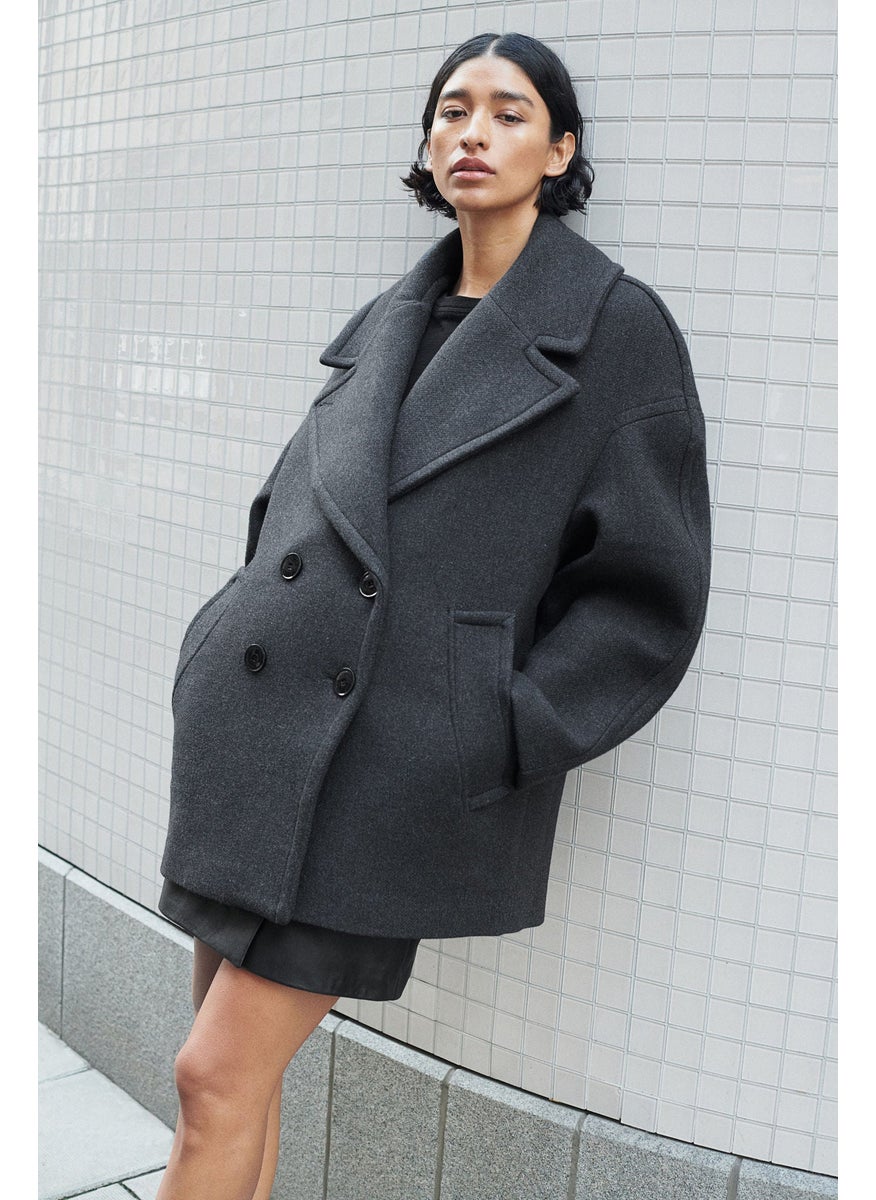 Wool-Blend Coat