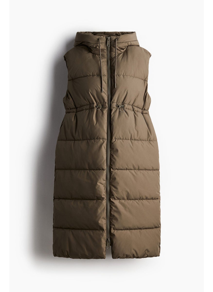 Mama Hooded Puffer Gilet