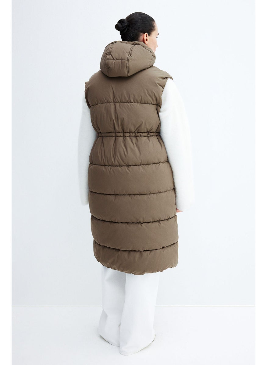 Mama Hooded Puffer Gilet