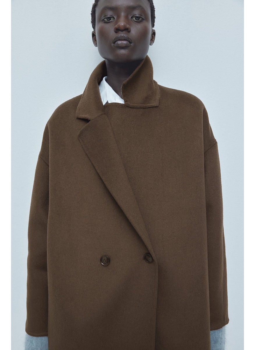 Wool-Blend Coat