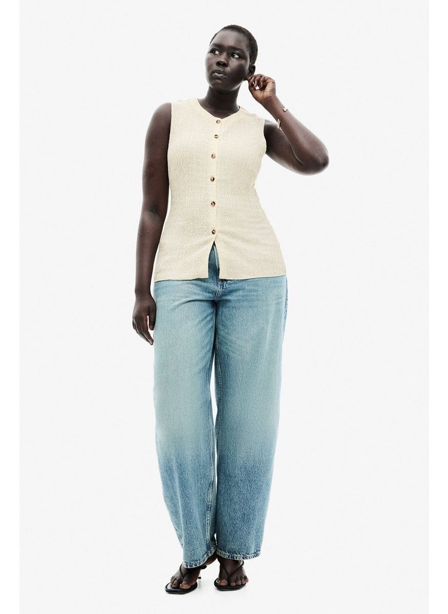 Textured Jersey Waistcoat