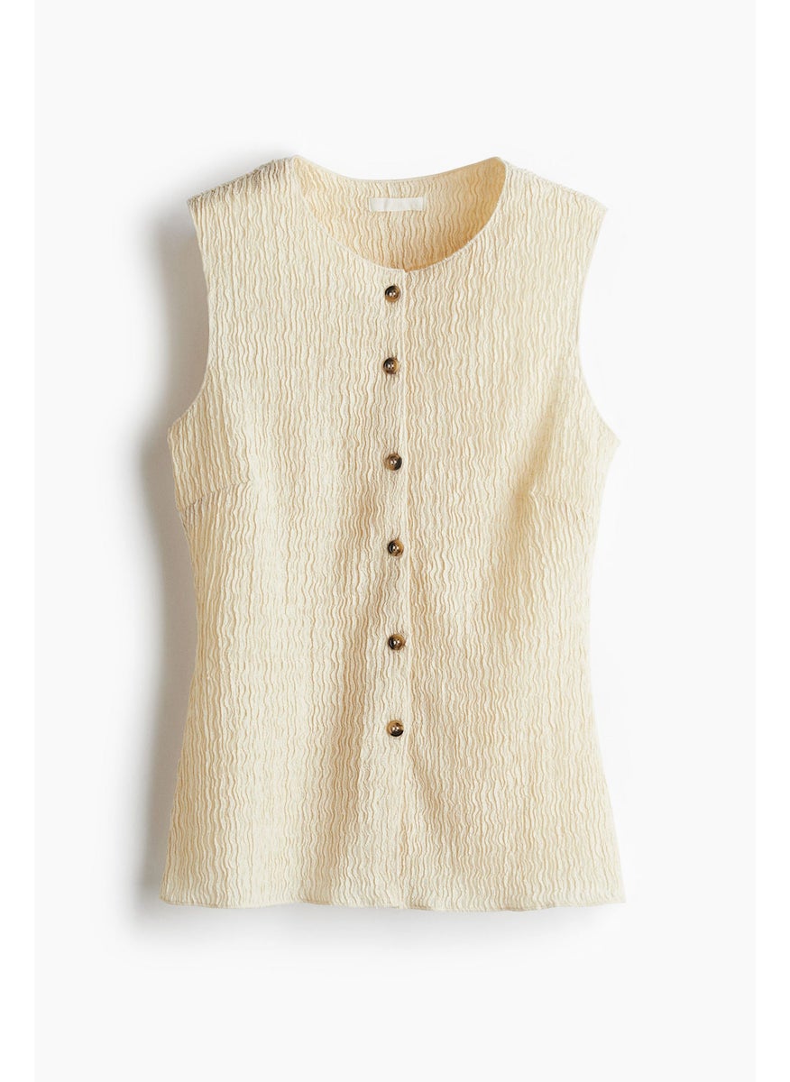 Textured Jersey Waistcoat