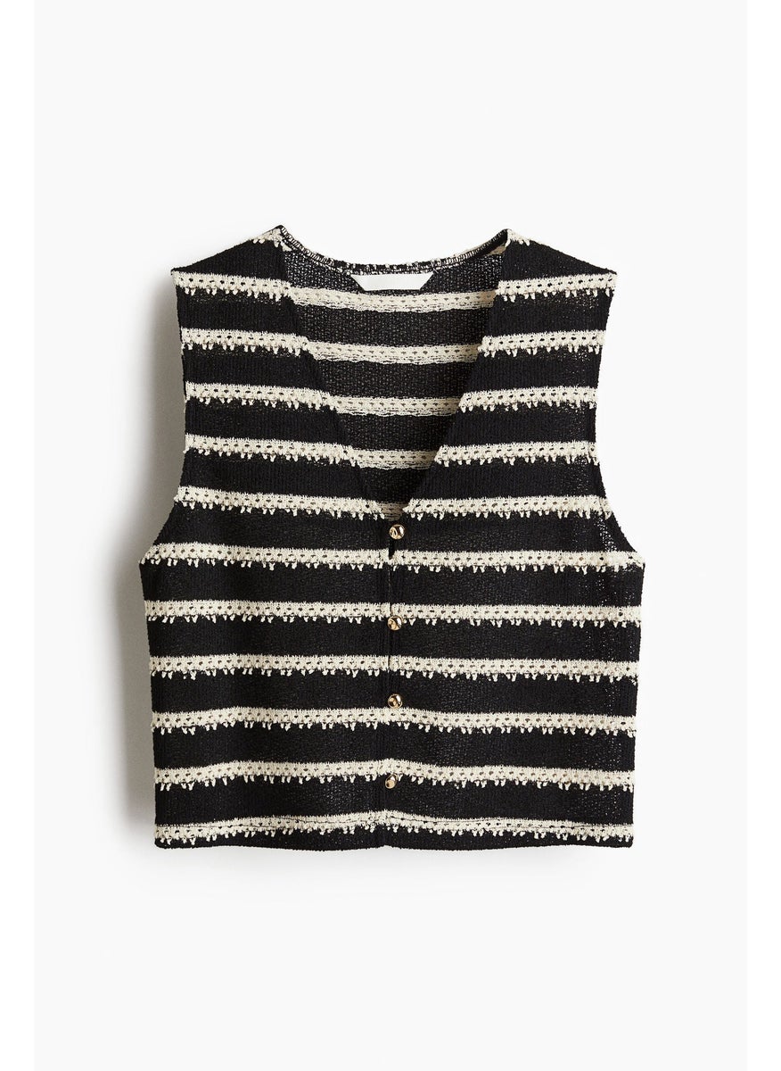 Textured Jersey Waistcoat
