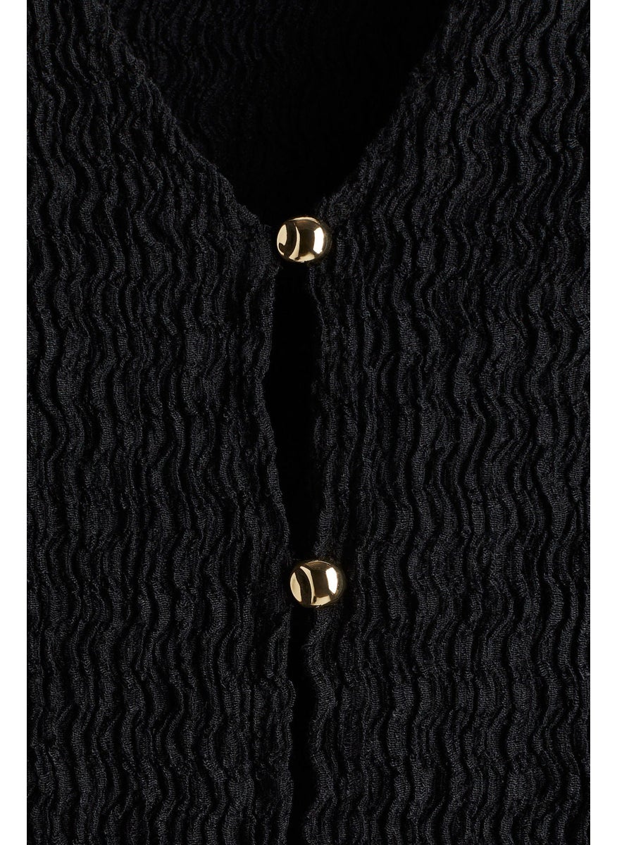Textured Jersey Waistcoat