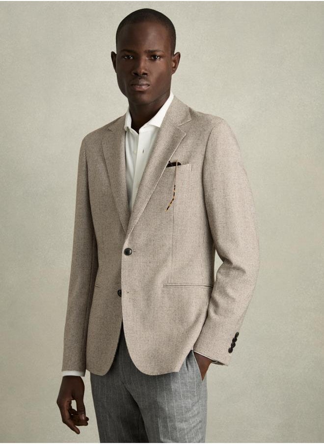 Sb 2B Notch Puppytooth Blazer