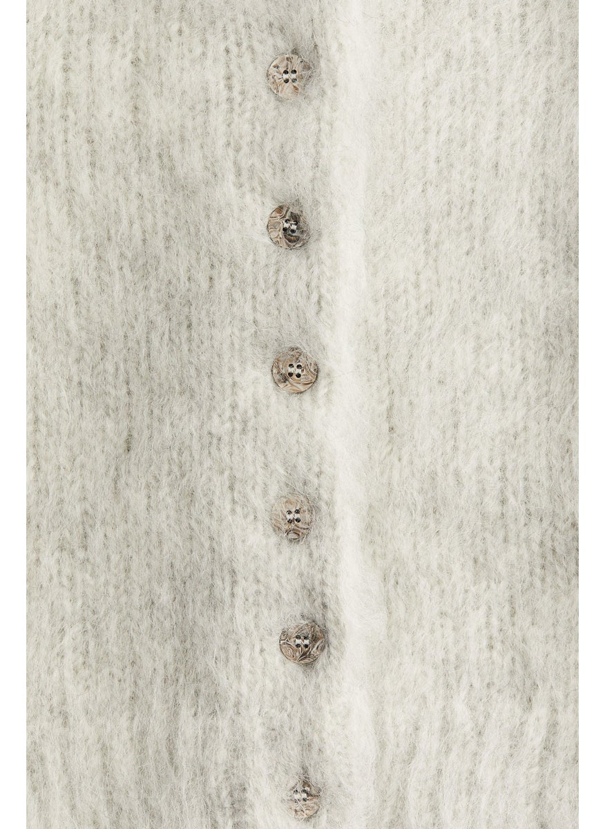 Mohair-Blend Cardigan