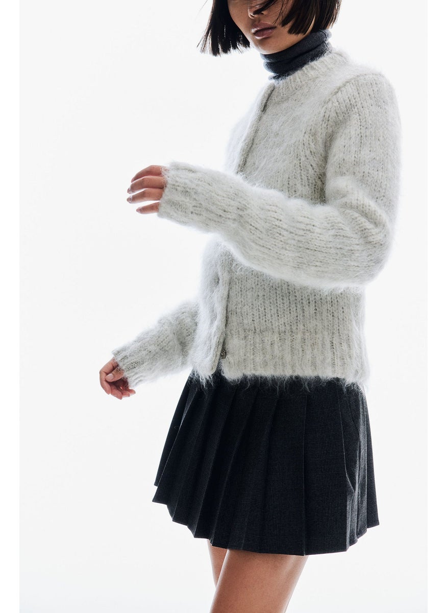 Mohair-Blend Cardigan