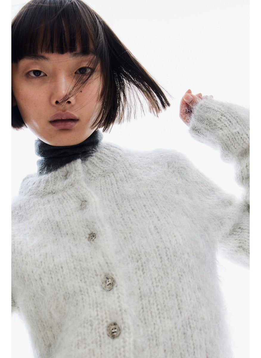 Mohair-Blend Cardigan