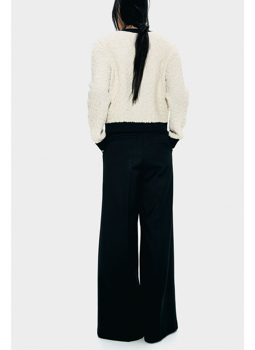 Textured-Knit Cardigan