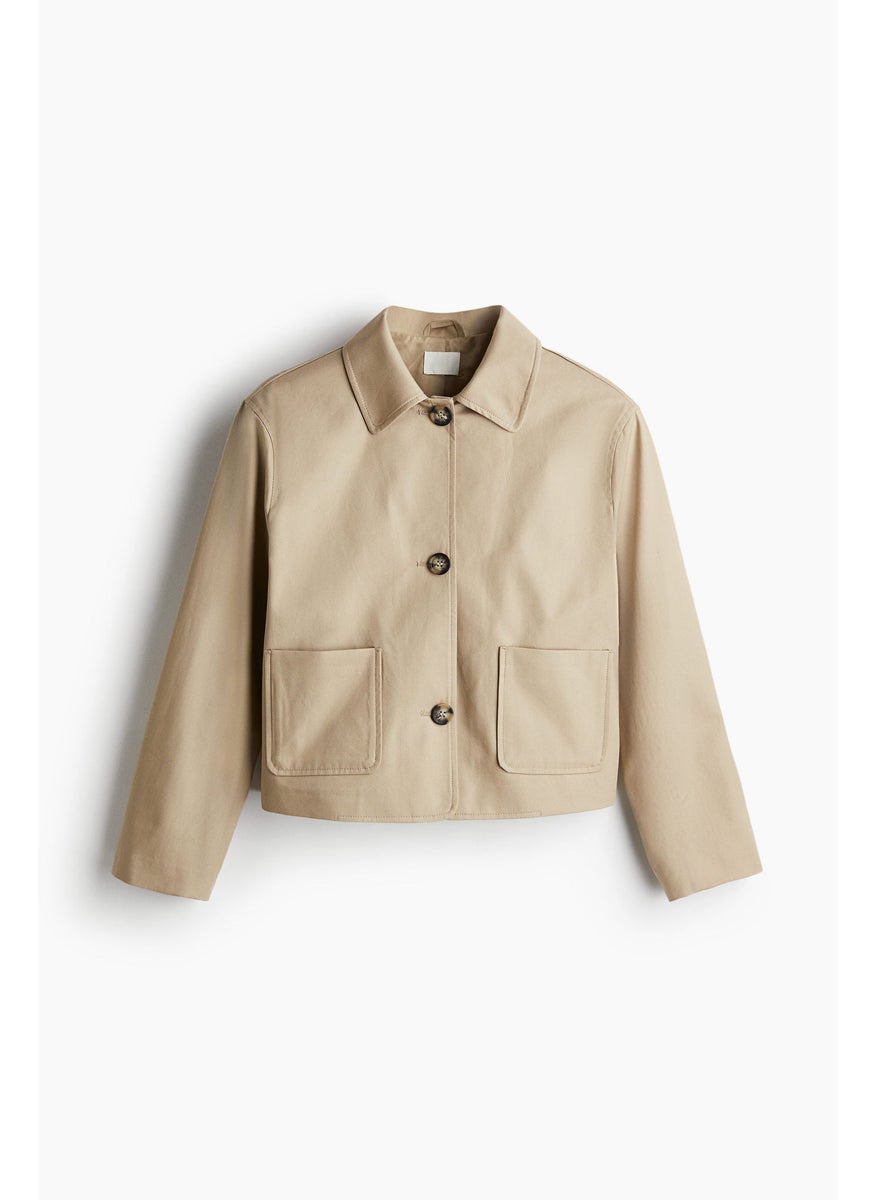 Collared Twill Jacket