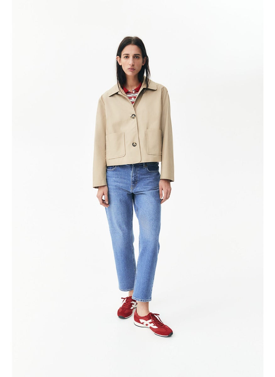 Collared Twill Jacket