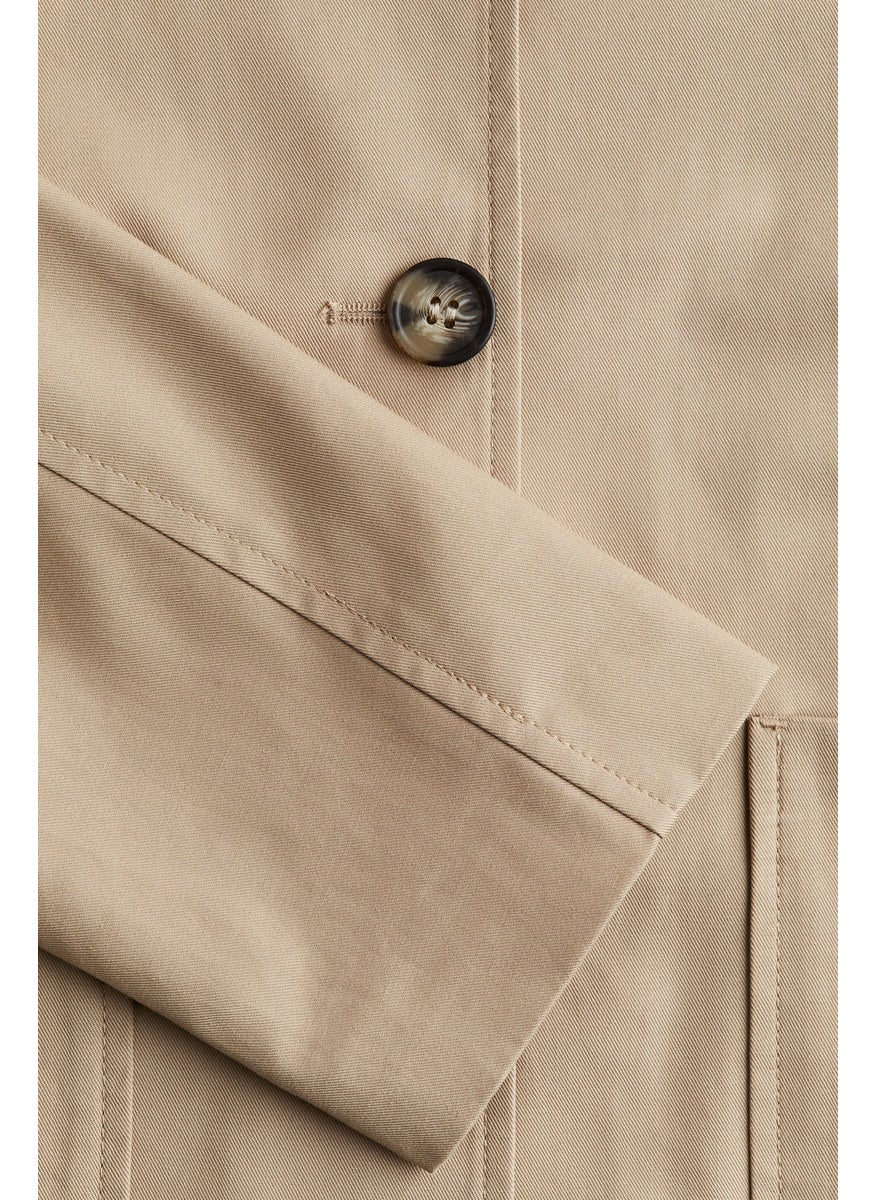 Collared Twill Jacket