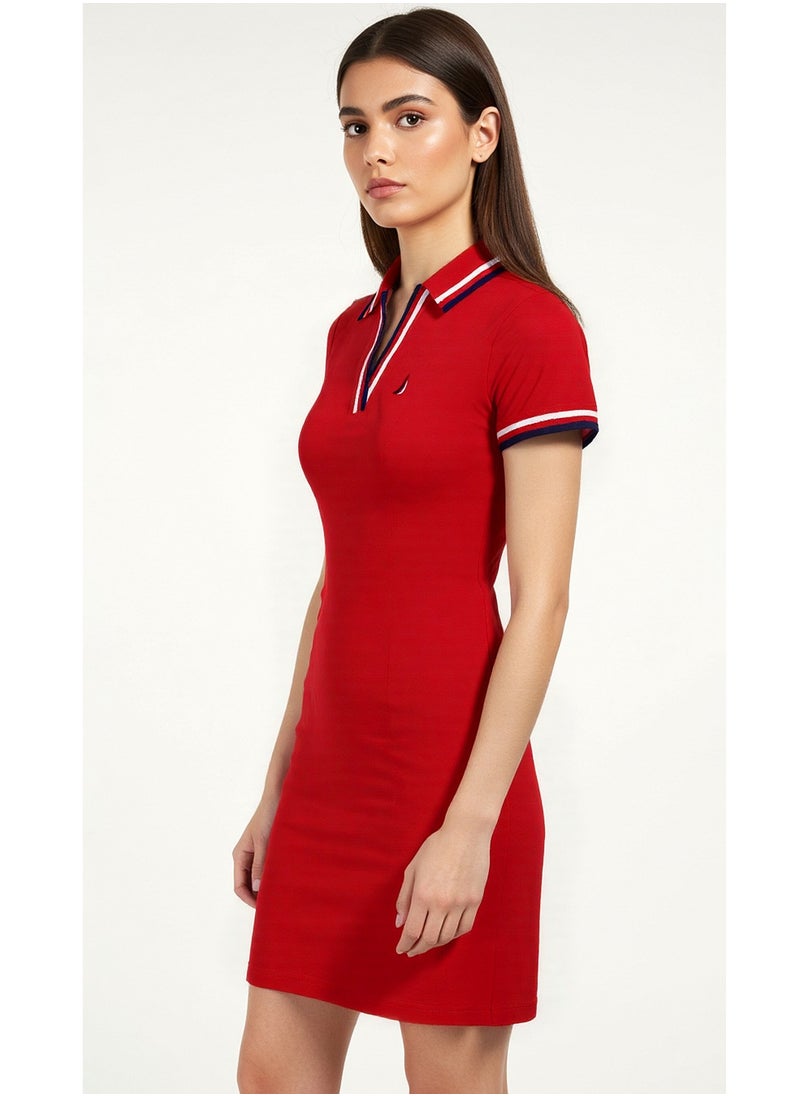 Polo Collar Dress