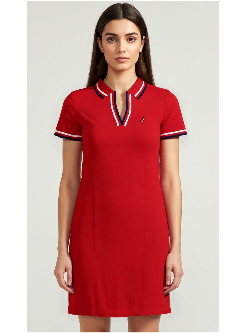 Polo Collar Dress