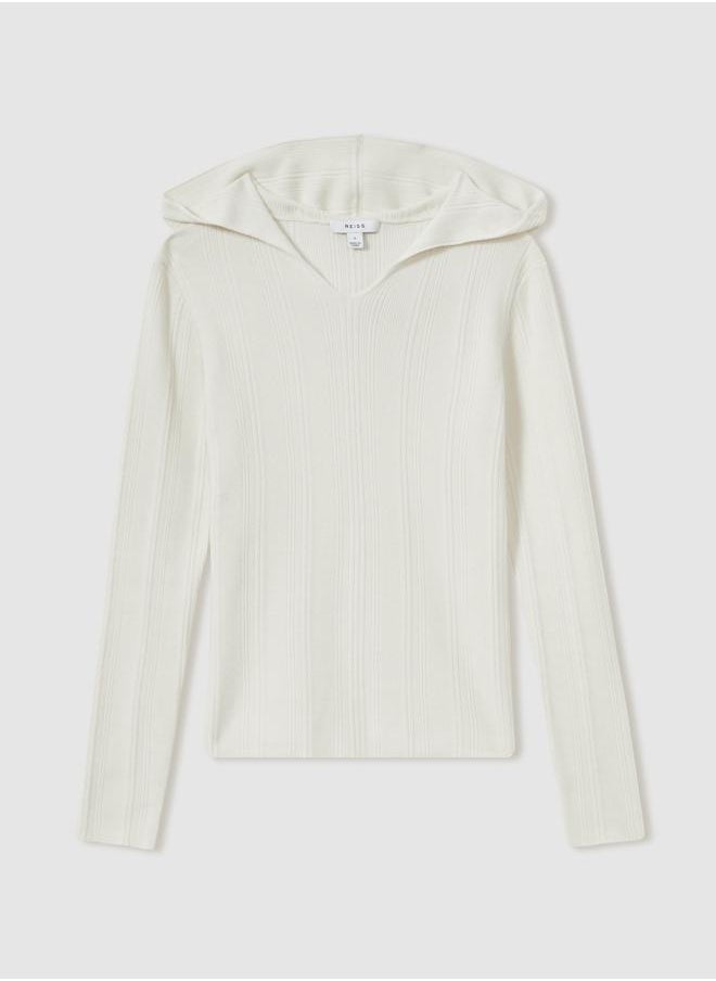 Ribbed Hoody