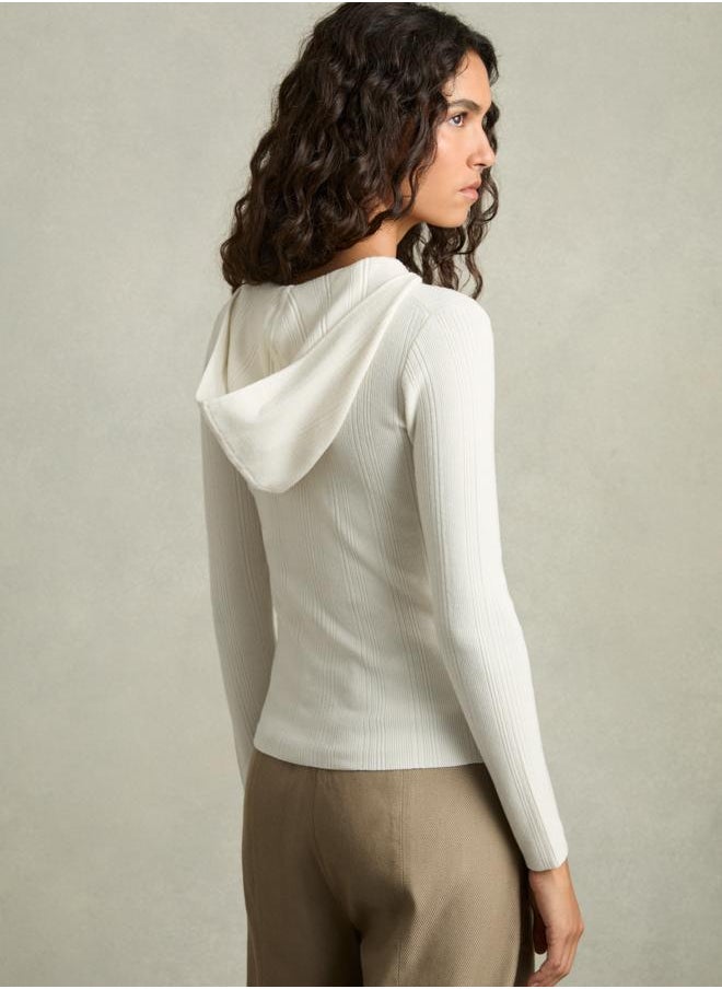 Ribbed Hoody