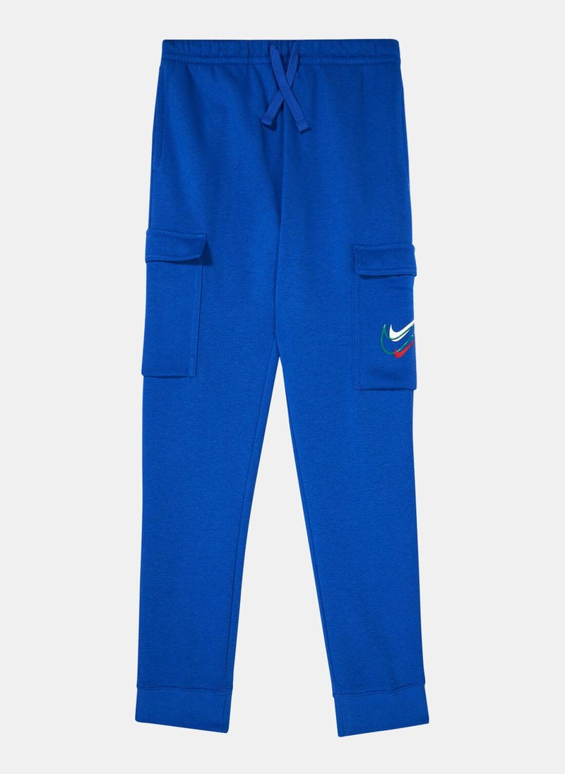 Kids' Sportswear Fleece Cargo Trousers (Older Kids)