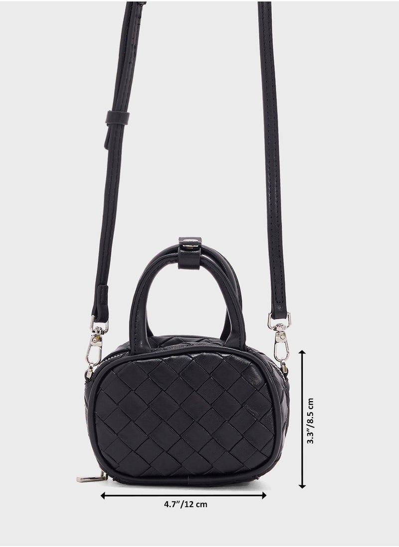 Woven Crossbody Bag
