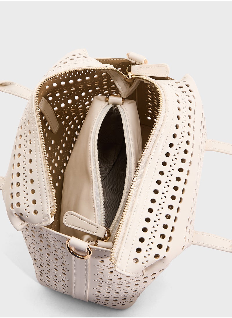 Lasercut Tote Bag