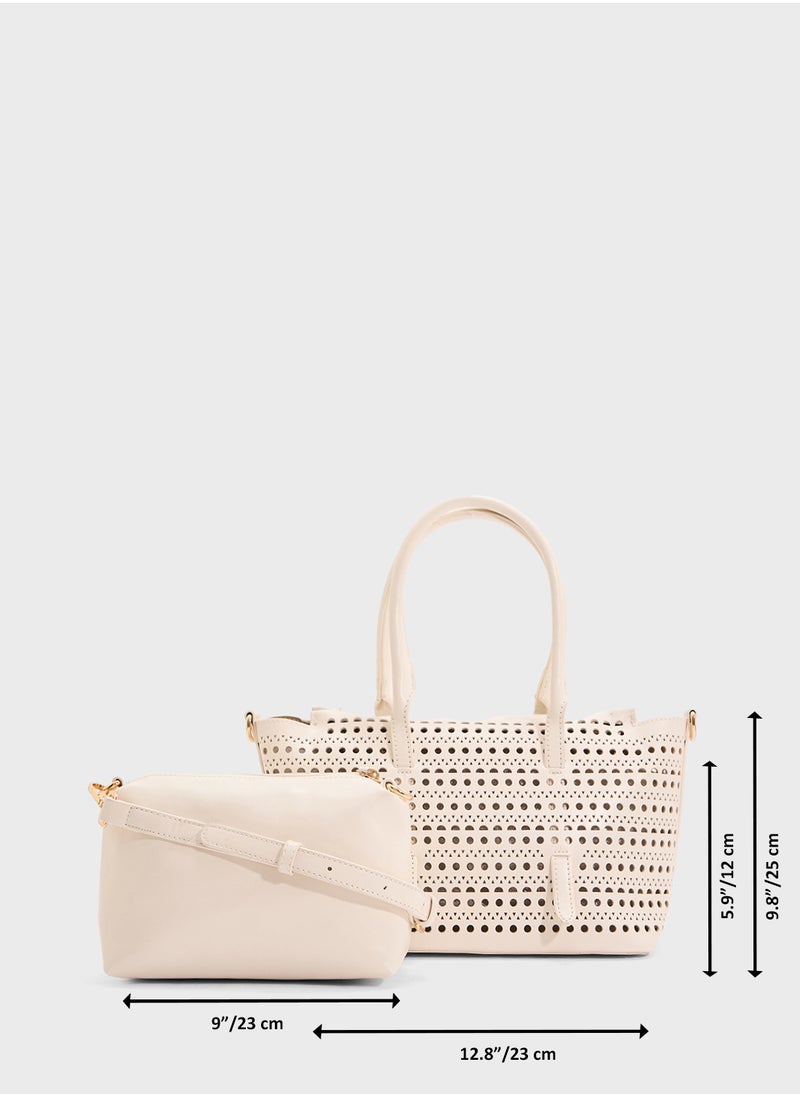 Lasercut Tote Bag