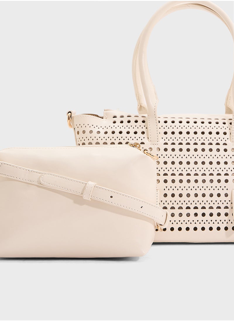 Lasercut Tote Bag