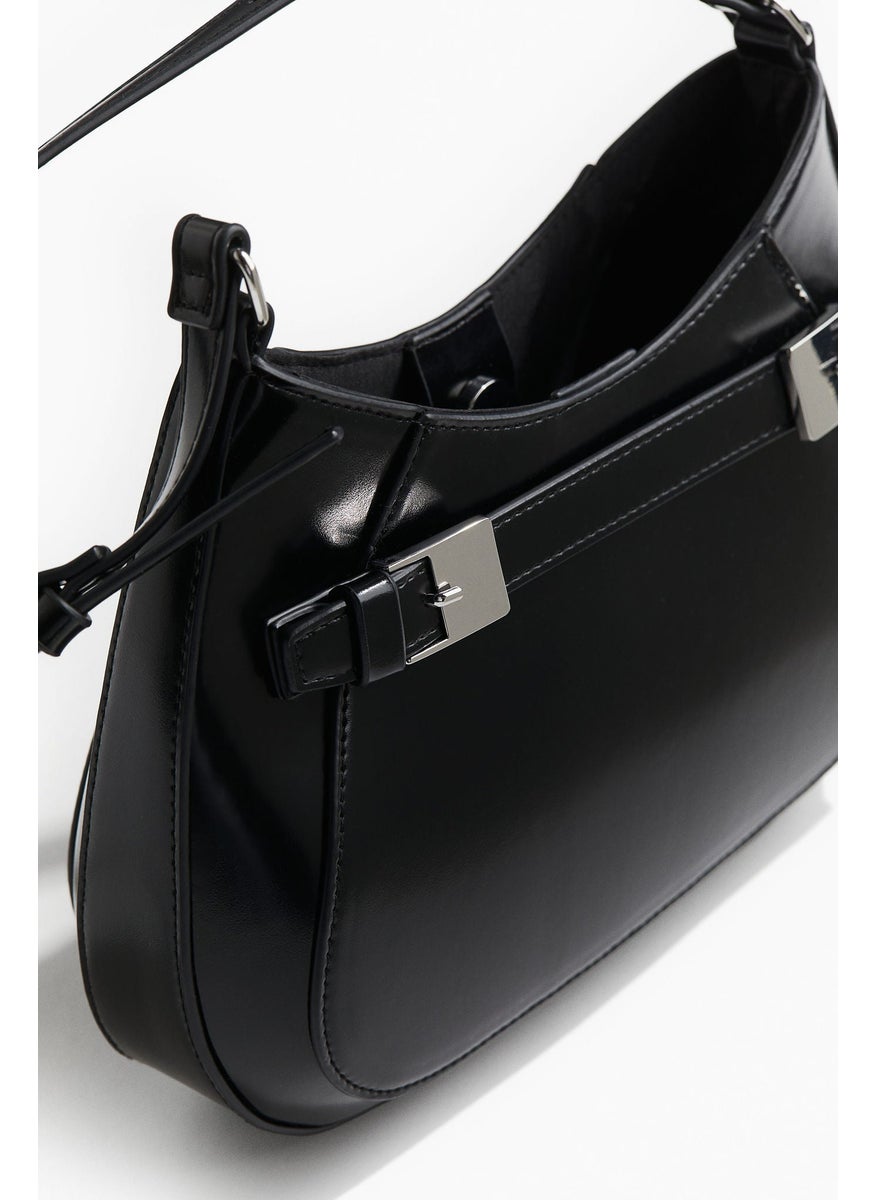 Strap-Detail Shoulder Bag